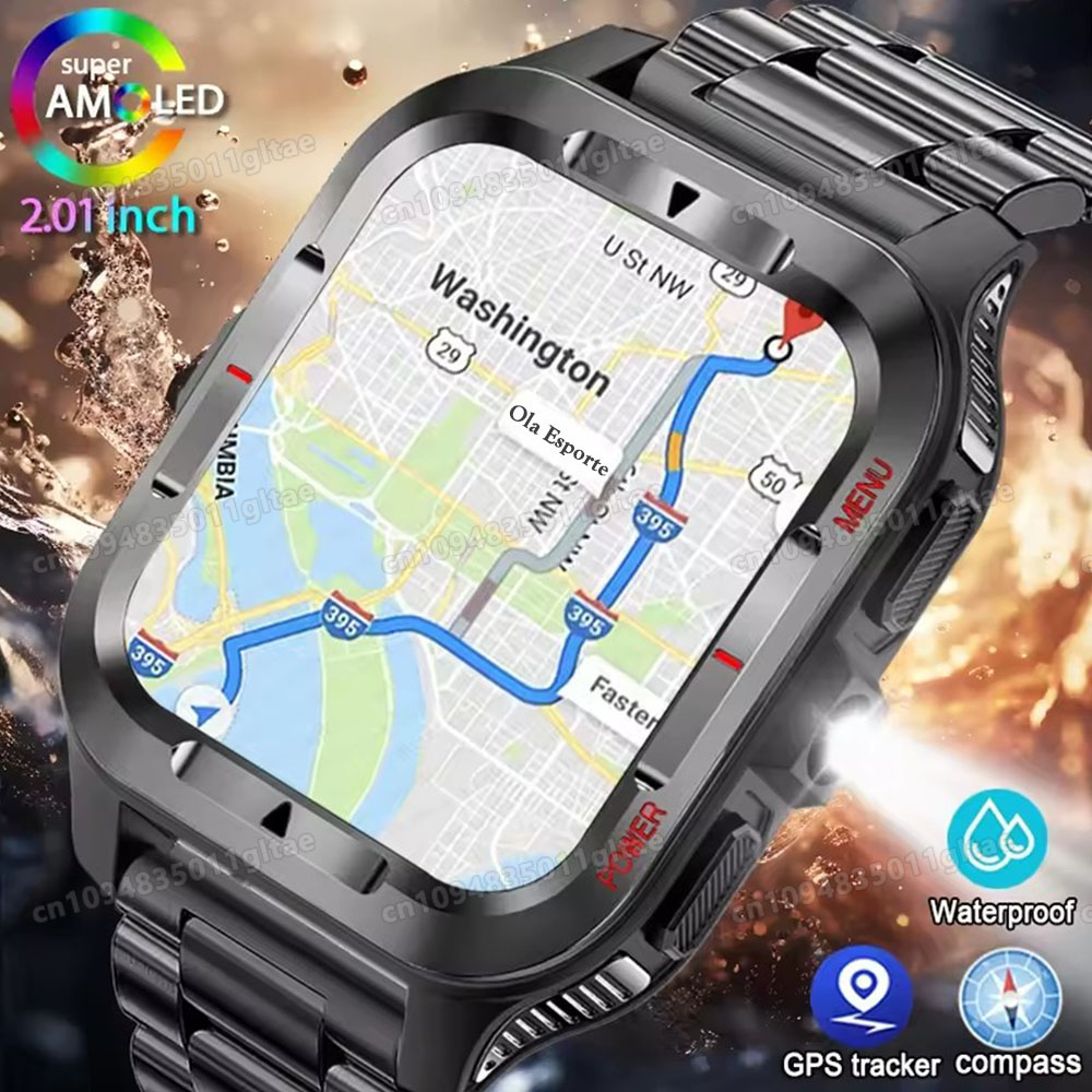 Outdoor Lighting Smart Controller - Rugged Military Outdoor Sports Smart Watch