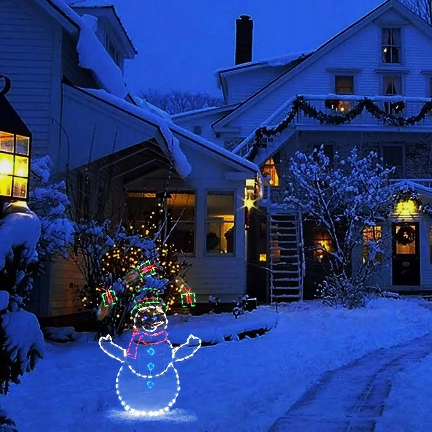 Animated Snowball Light LED Gl - Outdoor Lighting For Christmas 评论和价格