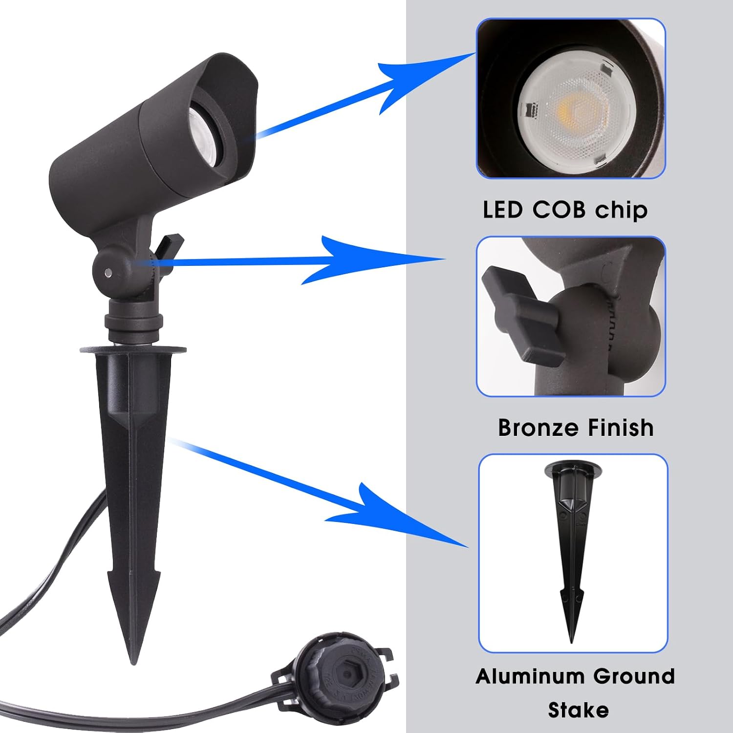 Low Voltage 12V LED Landscape  - Outdoor Lighting Spotlight 评论和价格
