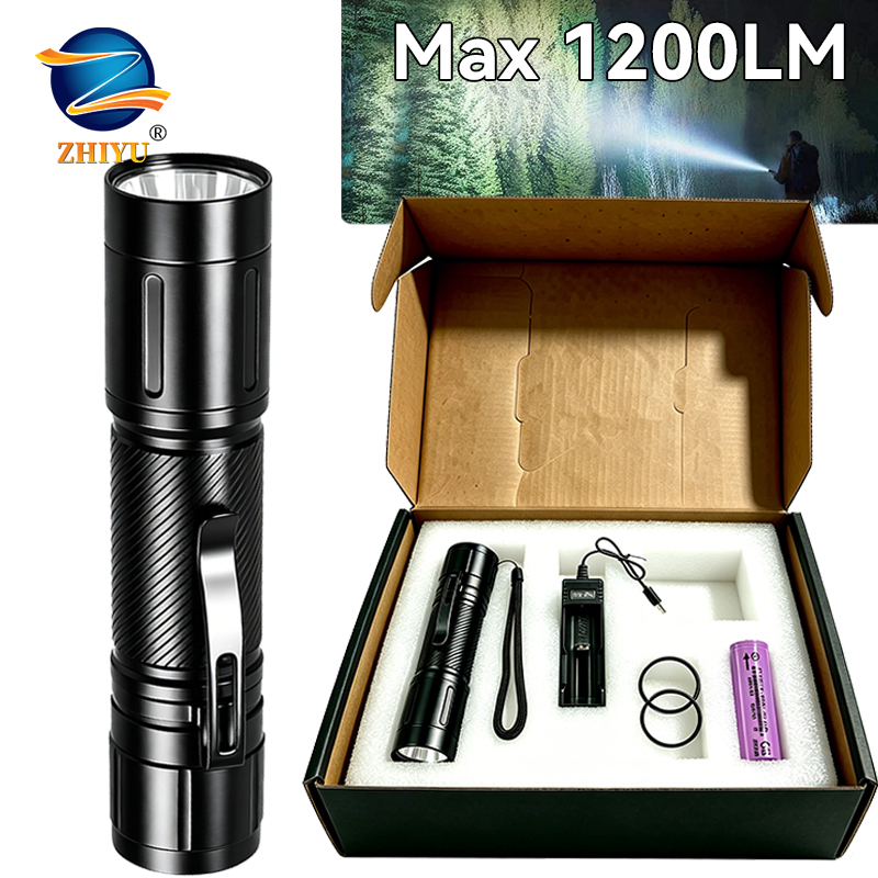 1200LM Fixed Focus LED Flashli - Outdoor Lighting Spotlight 评论和价格