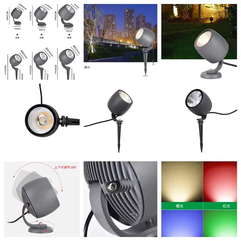 Hot Sale IP65 10W 20W 30W AC D - Outdoor Lighting Spotlight 评论和价格