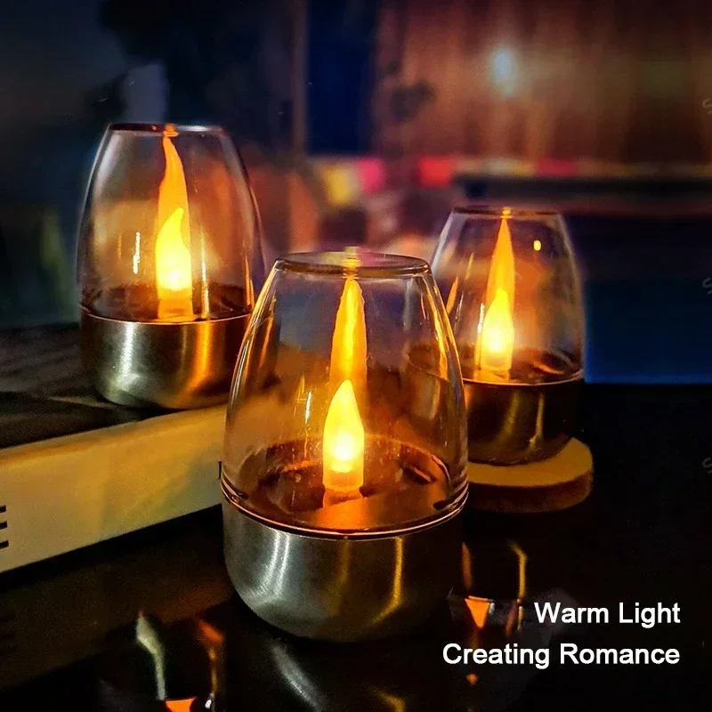 LED Solar Candles Light Flamel - Outdoor Lighting For Gazebo 评论和价格