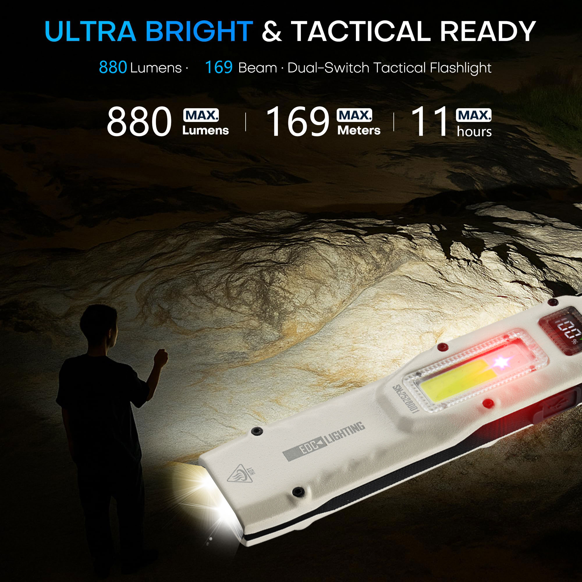 Portable 880LM YEMAO M28 Ultra - Outdoor Lighting Beacon 评论和价格