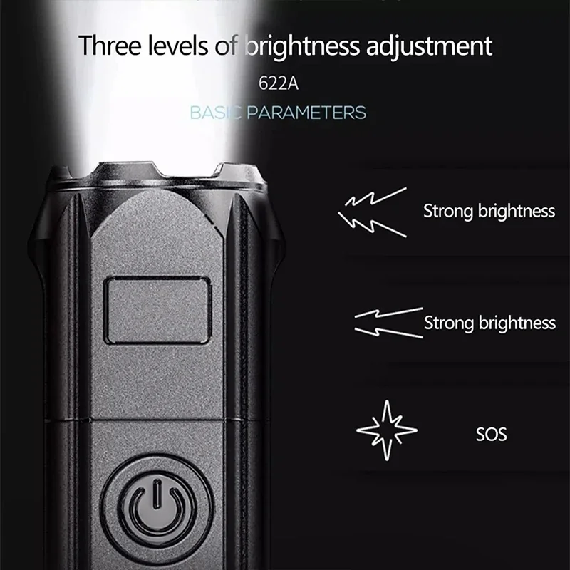 LED Camping Torch Flashlight H - Outdoor Lighting Spotlight 评论和价格