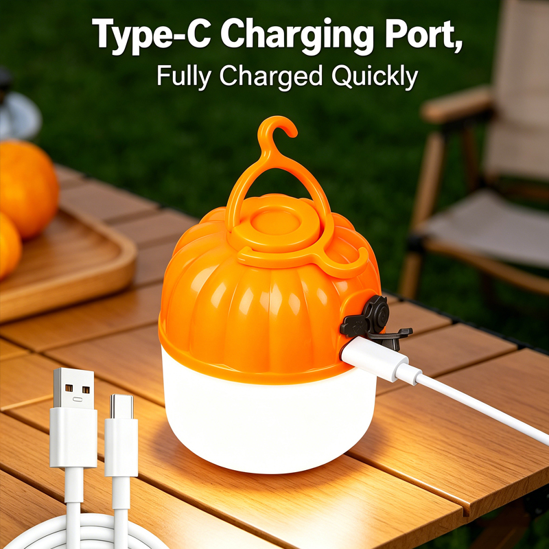 Mini Portable LED Pumpkin Bulb - Outdoor Lighting Beacon 评论和价格