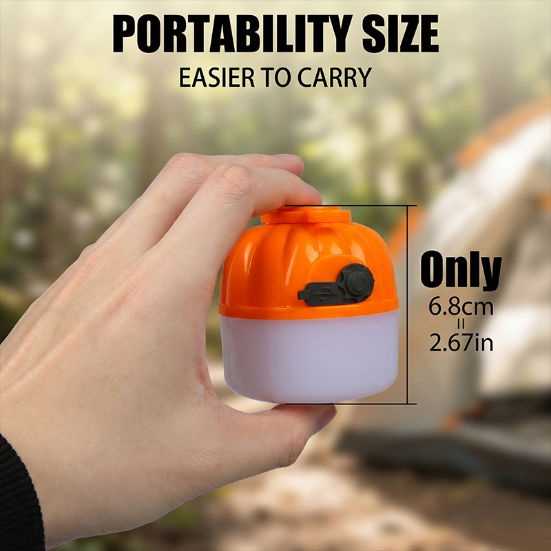 Mini Portable LED Pumpkin Bulb - Outdoor Lighting Beacon 评论和价格