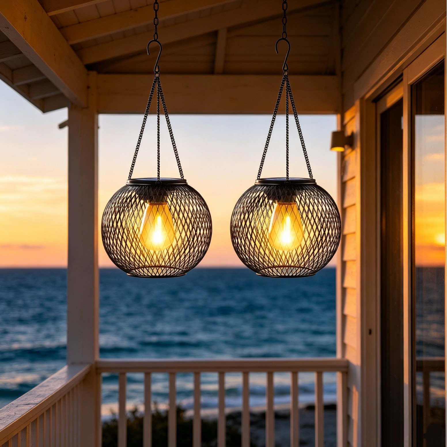 Solar Powered LED Hanging Floo - Solar Lantern Hanging 评论和价格