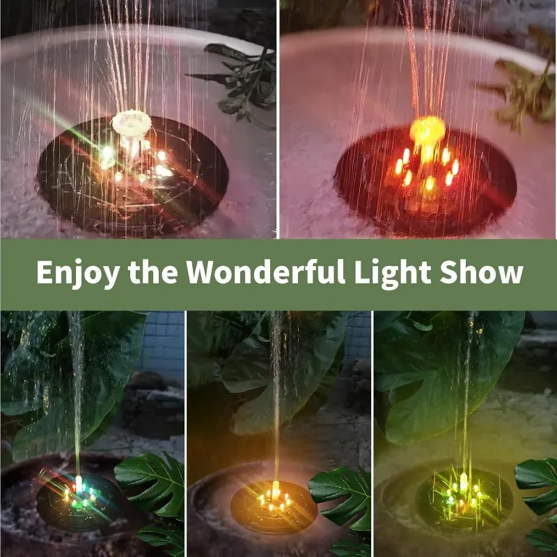 Fountain Light 7 Colors LED Li - Outdoor Lighting For Gazebo 评论和价格