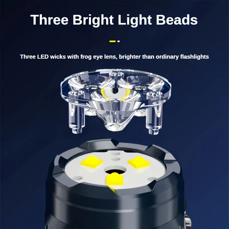 Mini 3LED Flashlight With Pen  - Outdoor Lighting Spotlight 评论和价格