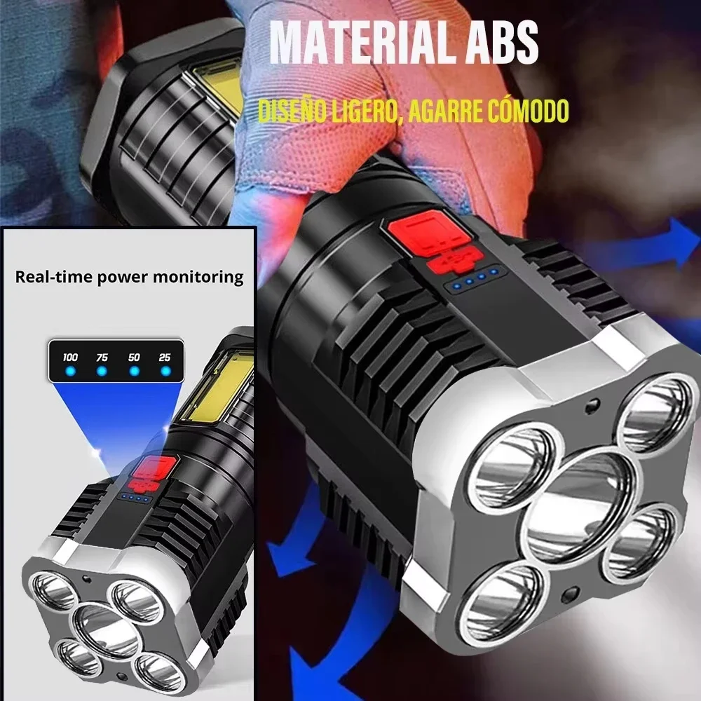 5 LED High Power Led Flashligh - Outdoor Lighting Spotlight 评论和价格