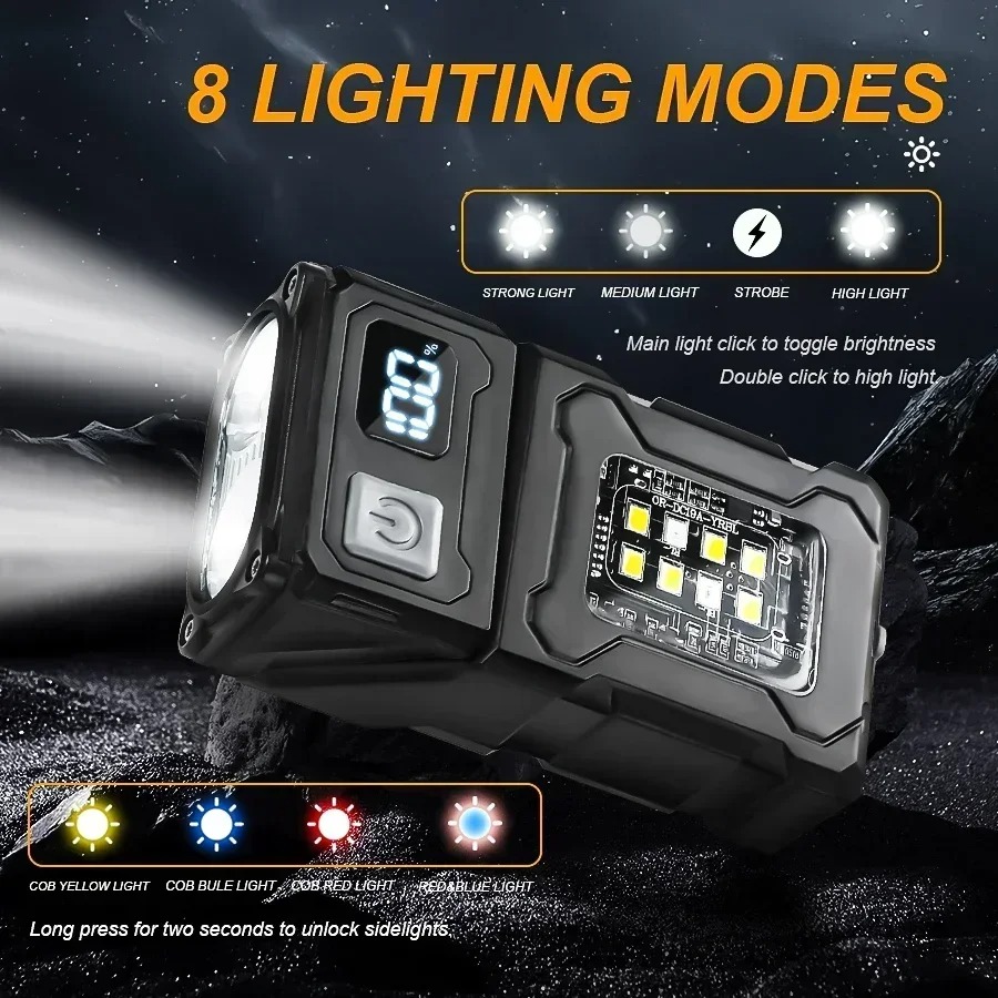 Mini USB Recharge LED Flashlig - Outdoor Lighting Beacon 评论和价格