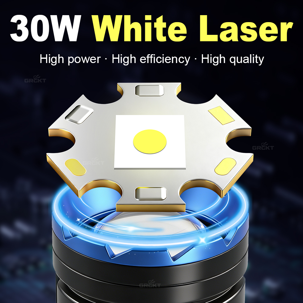 White Laser Camping Flashlight - Outdoor Lighting Nearby 评论和价格