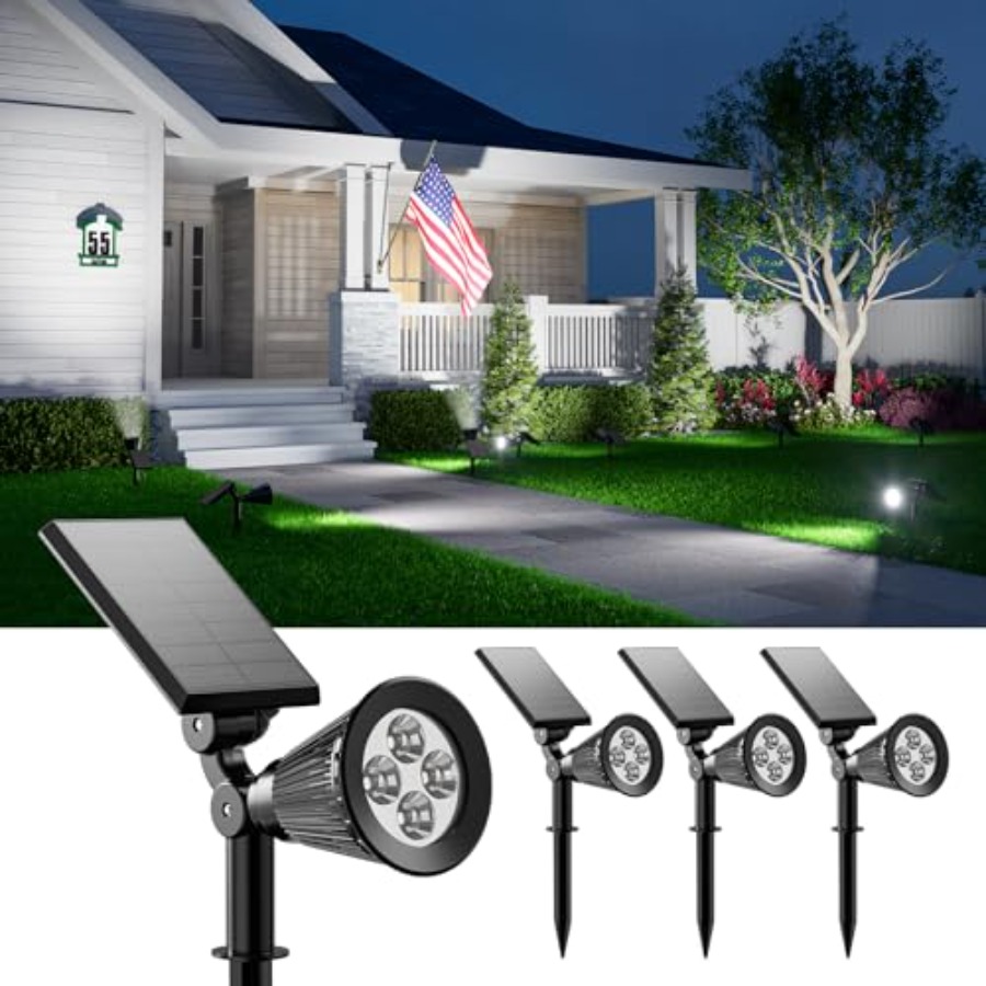 Solar Spotlights Outdoor Water - Outdoor Lighting Spotlight 评论和价格