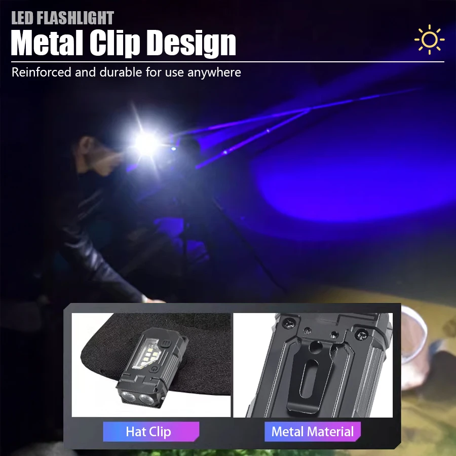 Mini Keychain EDC Flashlight - - Outdoor Lighting Beacon 评论和价格