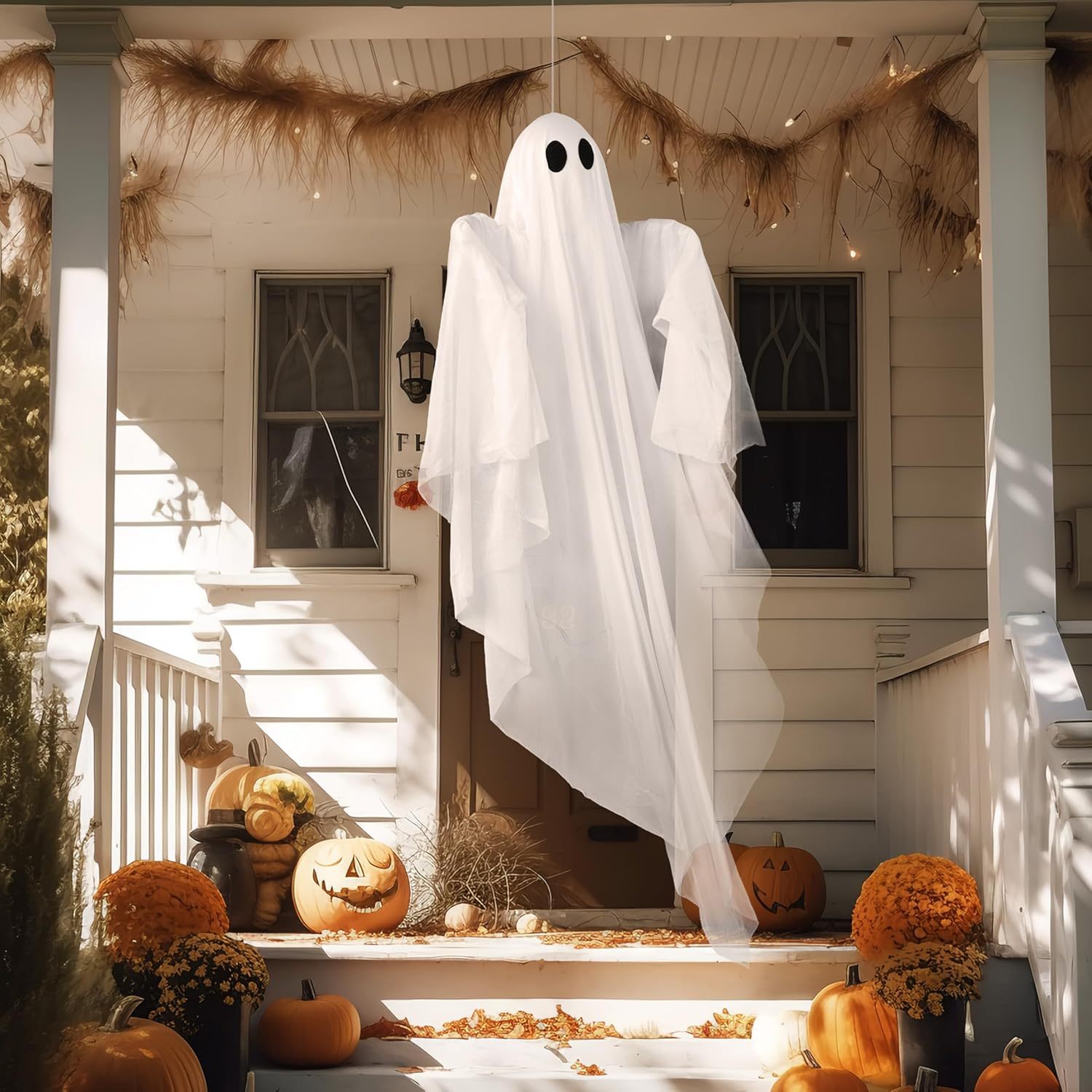 Halloween Hanging Light up Gho - Outdoor Lighting Front Yard 评论和价格