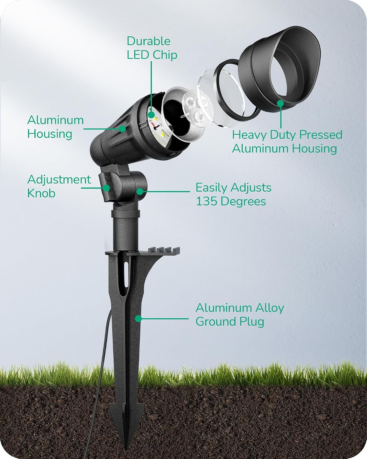 Low Voltage Spotlight Aluminum - Outdoor Lighting Spotlight 评论和价格