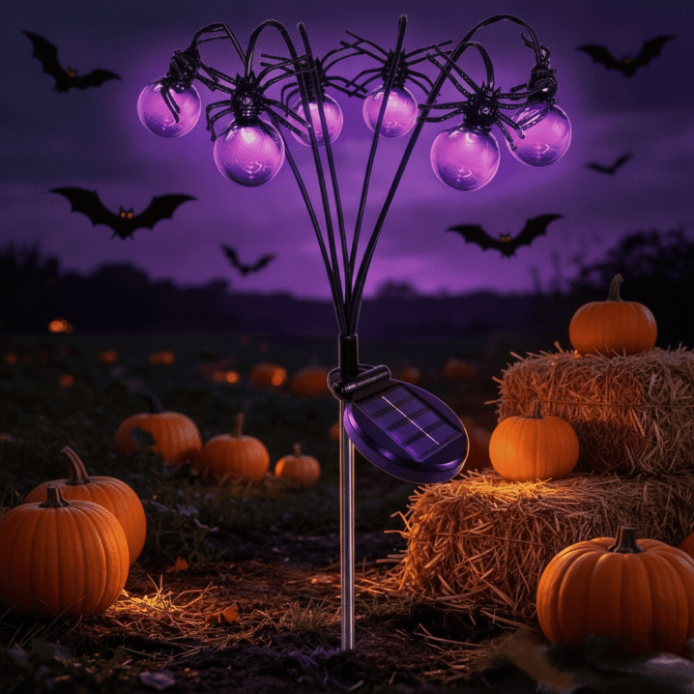 Skeleton Purple Light Hallowee - Outdoor Lighting Front Yard 评论和价格