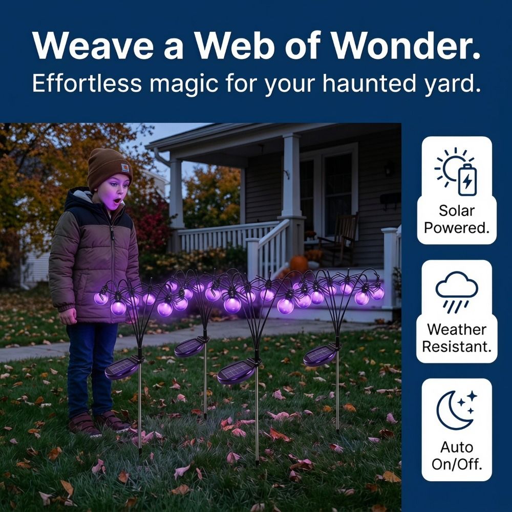Skeleton Purple Light Hallowee - Outdoor Lighting Front Yard 评论和价格