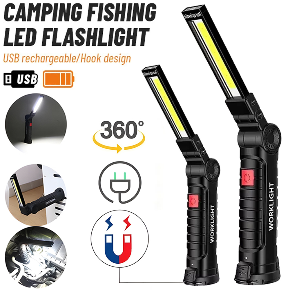 LED COB Flashlight USB Recharg - Outdoor Lighting Beacon 评论和价格