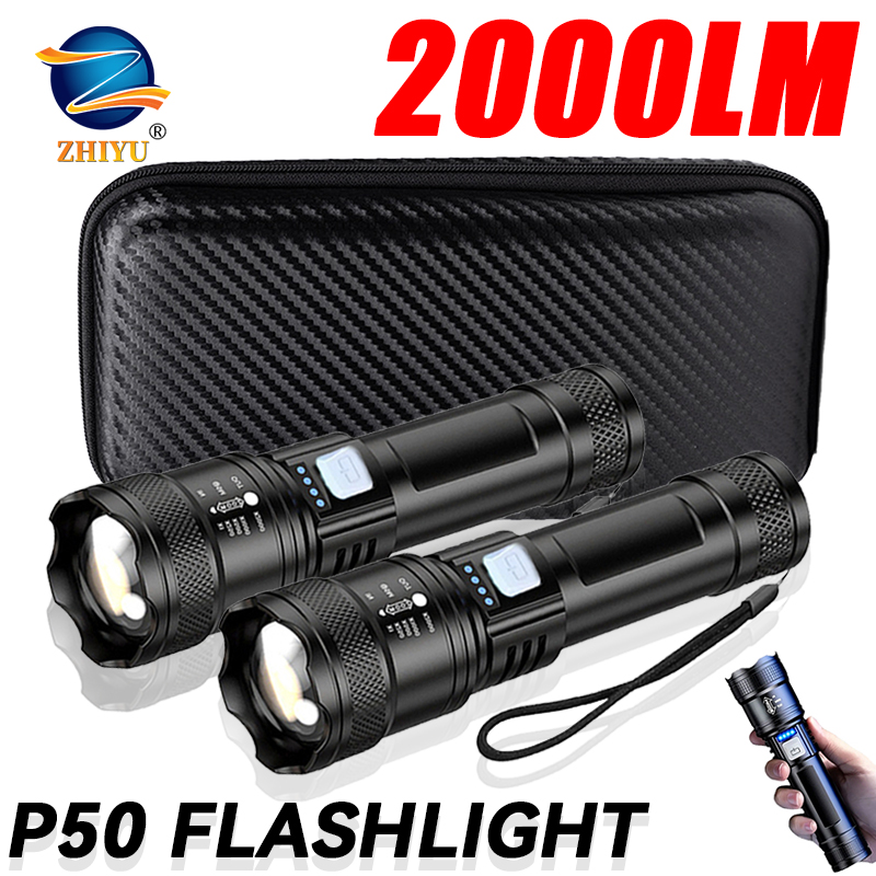 Tactical LED Flashlight 2000LM - Outdoor Lighting Nearby 评论和价格