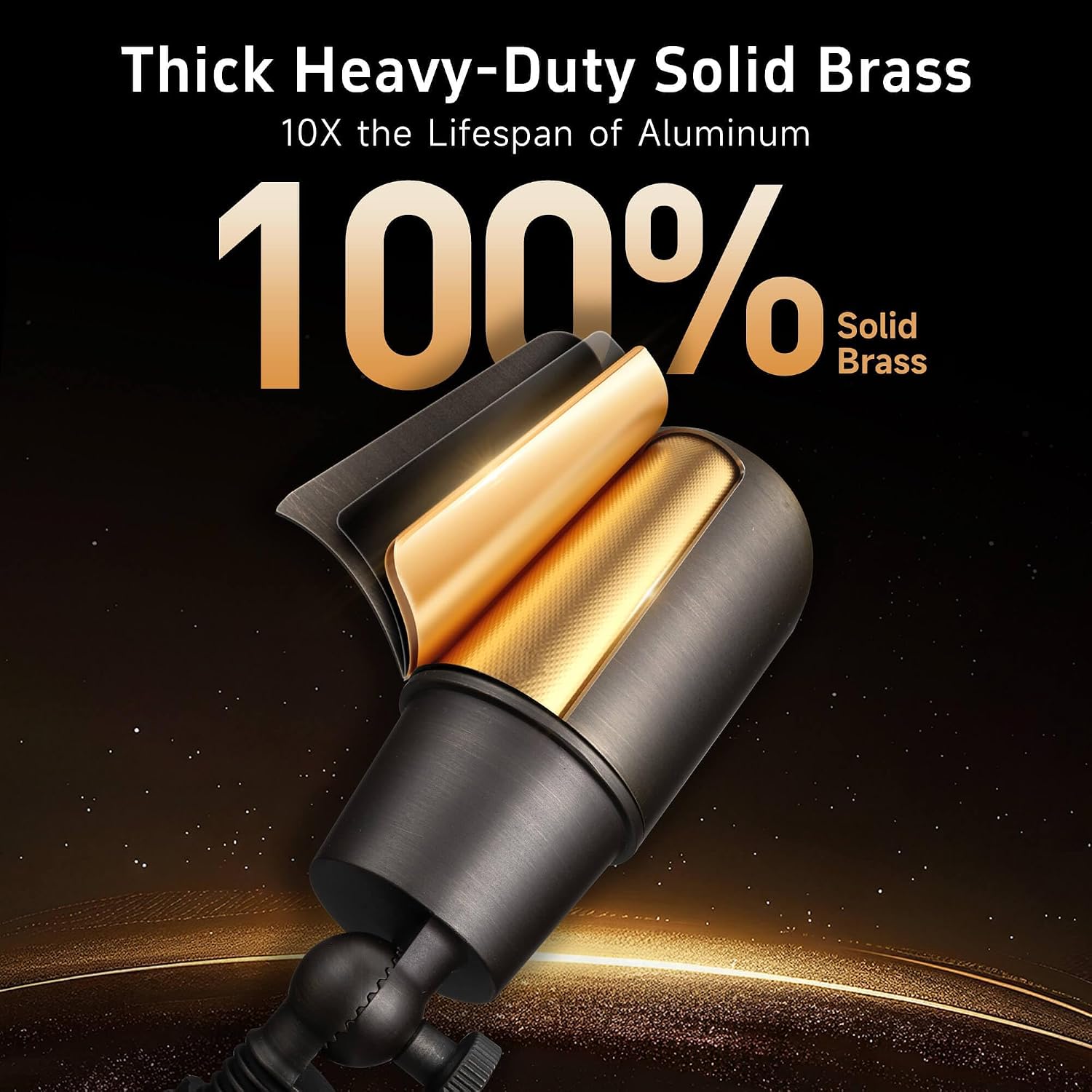Brass Landscape Lighting Outdo - Outdoor Lighting Spotlight 评论和价格